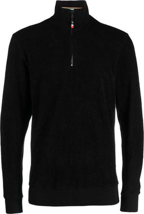 Orlebar Brown Isar zip-up sweatshirt - men - Organic Cotton - S - Black