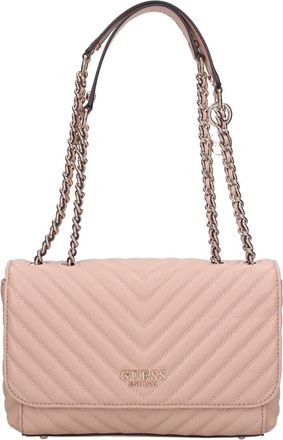 Guess Schoudertas - Dames - Schoudertassen - Beige - ONE Size - Leer - Tassen