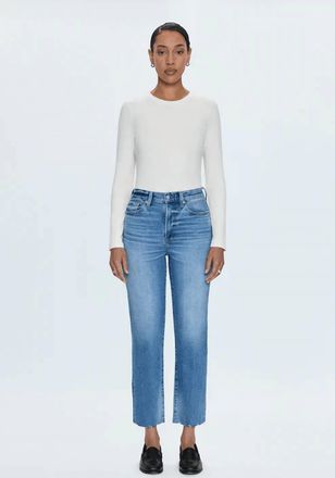Pistola Denim Charlie High Rise Classic Straight Jeans In Rhythm Vintage