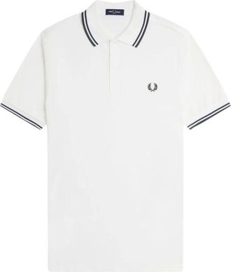 Fred Perry Hombre, Camisetas, Blanco, Talla: 2XL