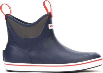Xtratuf Xtratuf Mens 6 Ankle Deck Boot Ankle Deck Boot Men In Navy/Red M