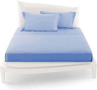 Trade Shop Trade Shop - Compley Of Matrimonial Health United Lenzuola Coordinato Copricuscini - Azul