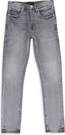 Purple Vintage Slate Grey P005 Faded Slim Jeans