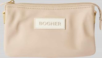 Bogner Handtasche mit Label-Badge Modell saxon taja in Sand, Größe 1