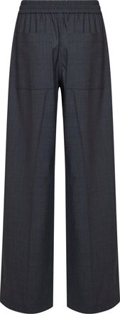 Brunello Cucinelli Womens Track Trousers Dark Grey Lyocell