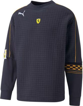 Puma Logo Ferrari Race Statement Sweatshirt Navy 535785-08