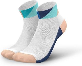 INCYLENCE Running Polygons Short Laufsocken - Unisex | wei&szlig;