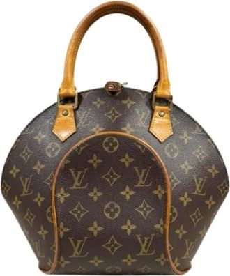 Louis Vuitton Pre-owned Ellipse PM Handtas - Dames - Vintage Handtas - Bruin - ONE Size - Vintage