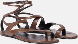 Khaite Sandali Aimee in pelle