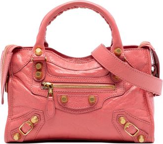 Balenciaga Pre-owned Balenciaga Mini Lambskin Motocross Giant 21 City Satchel Ladies KQXZAXZ4F5MVC1WA