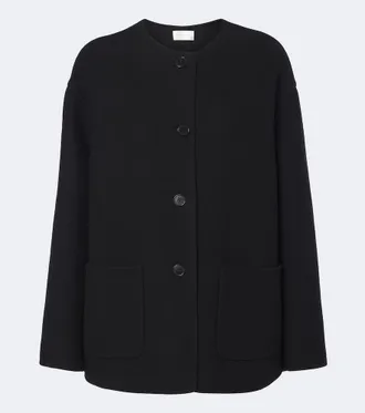 The Row Quintus wool and cashmere-blend jacket