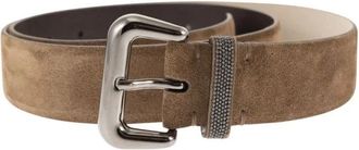 Brunello Cucinelli Heren, Accessoires, Beige, Maat: XS Su&egrave;de