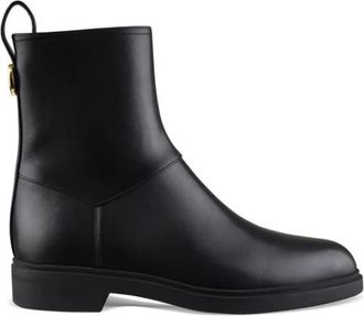 Loro Piana Kilda Enkellaars - Dames - Enkellaarsjes - Zwart - 35 1/2 EU - Leer - Schoenen