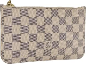 Louis Vuitton Pre-owned Accessory Pouch - Dames - Vintage Clutch - Wit - ONE Size - Leer - Vintage