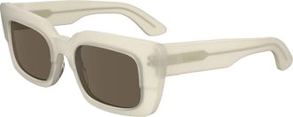 Calvin Klein Brown Square Ladies Sunglasses CK24512S 109 51