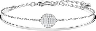 Swarovski Accessoires, Dames, Grijs, ONE Size, Zilveren Gember Armband voor elke gelegenheid