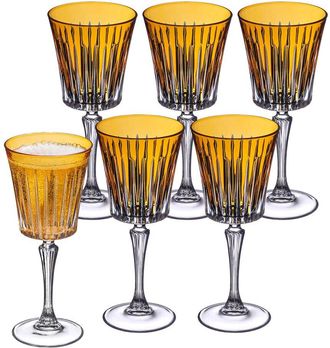 Barski Set Of 6 White Wine Glasses