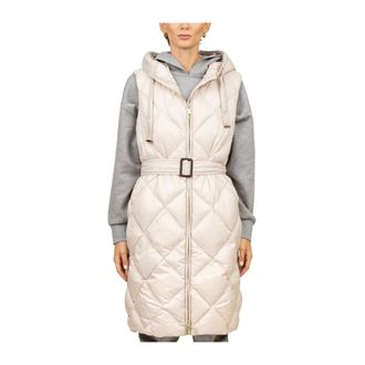 Max Mara Dames, Jassen, Beige, Maat: XS Polyamide