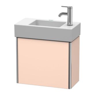 Duravit Duravit Xsquare Vanity Unidad De Pared 48.4x24.0 Cm, 1 Puerta, Parada A La Derecha, Para El Lavabo Vero Air 072450, Color (frente/cuerpo): Albaricoque