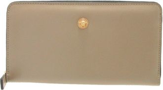Versace Leather Long Wallet (Bi-Fold) (Pre-Owned)
