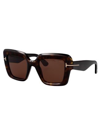 Tom Ford Womens Sunglasses Esme Havana Acetate