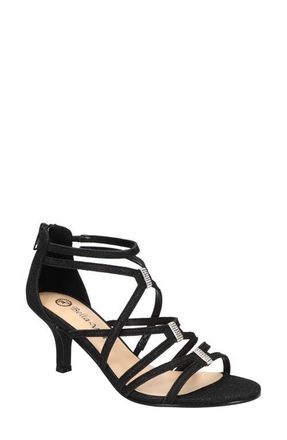 Bella Vita Karlette Sandal in Black Glitter at Nordstrom, Size 5.5