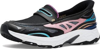 Skechers Stamina Sport-chrome Muse, Hands Free Slip-ins Womens Shoes Black/Multi : 10.5 B - Medium, Textile