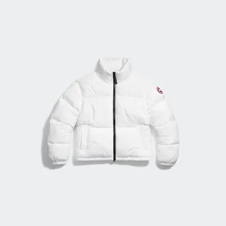Canada Goose Fallon Puffer Jacket (Women, Optic White, L)