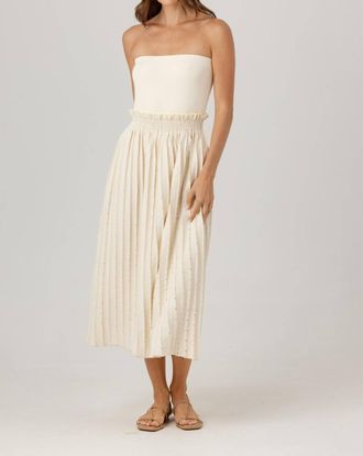 Sundays Manon Dress In Bone