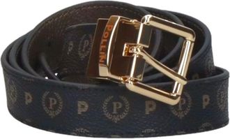 Pollini Heritage Leren Dames Riem - Dames - Riemen - Bruin - 115 CM - Leer - Accessoires