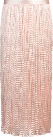 BOSS Crinkle-pliss&eacute; skirt with tonal waistband