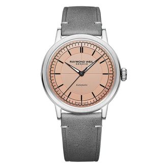 Raymond Weil Millesime Mens Grey Watch 2925-STC-80001 Leather (archived) - One Size