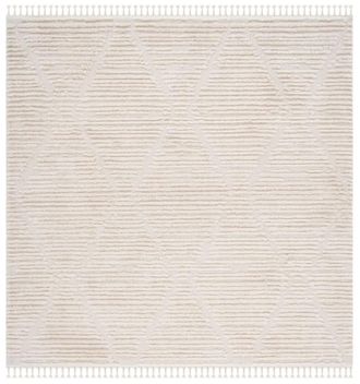 Safavieh Alfombra poli&eacute;ster beige 160 x 160 cm