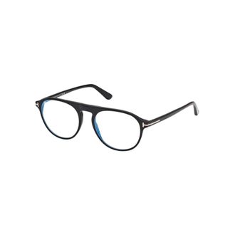 Tom Ford Glasses, male, Black, Size: 52 MM Aviator Optical Frame