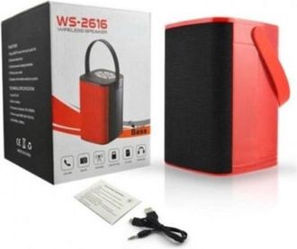 Trade Shop Altavoz Funda Bluetooth Ws-2616 Aux Radio Fm Usb Tf Mp3