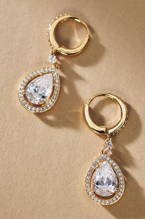 Nadri Radiant Pear Drop Earrings