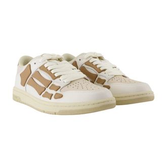 Amiri Mens Skel Sneaker White Calfskin