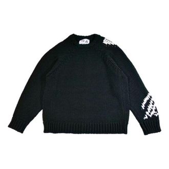 adidas Y-3 x PALACE Skeleton Knit Sweatshirt Black HN9883