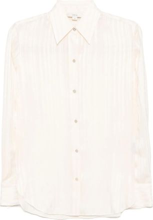 Vince Camicia con punto smock - Toni neutri