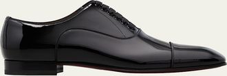 Christian Louboutin Mens Greggo Patent Leather Oxford Shoes