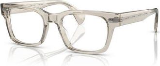 Oliver Peoples 57mm Square optical glasses in Grey at Nordstrom