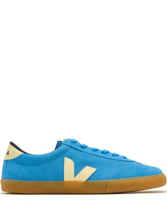 VEJA Volley Sneaker In Pelle Biologica O.T. - Tomaia Pelle Con Dettagli In Camoscio E Logo In Gomma Amazzonica