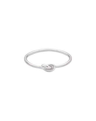 Adornia Adornia Silver Dainty Knot Ring