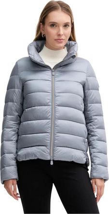 Save The Duck Elsie Jacket - Dames - Winterjassen - Blauw - S - Leer - Jassen