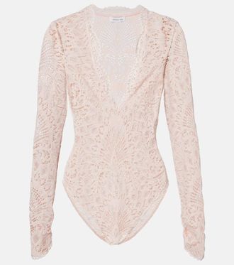 Alexandra Miro Ariella sheer lace bodysuit