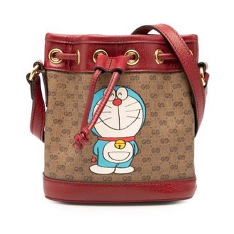 Gucci Doraemon Micro GG Supreme Doraemon Bucket Bag
