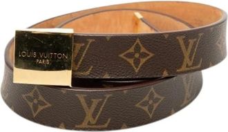 Louis Vuitton Pre-owned Belts, female, Brown, Size: ONE SIZE Pre-owned Monogram Belt