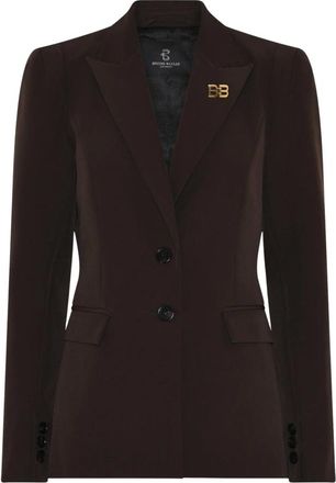 Bruuns Bazaar RubySusBBSora Blazer - Dames - Jassen - Bruin - Maat: XL Leer