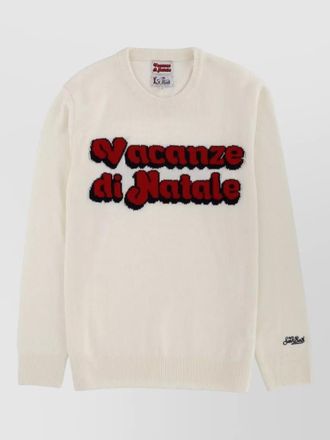 MC2 Saint Barth graphic print crew neck long sleeve sweater