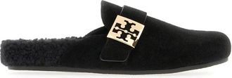 Tory Burch Comfortabele Huispantoffels voor Ultiem Comfort - Dames - Pantoffels - Zwart - 36 EU - Wol - Schoenen